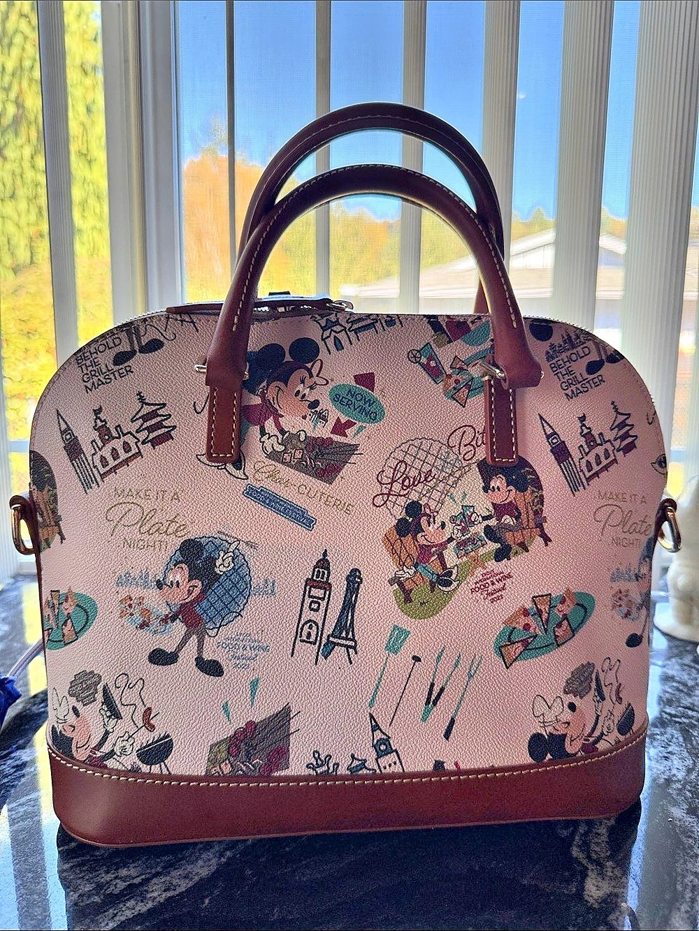 Like New Dooney & Bourke EPCOT International Food & Wine Festival 2022 Satchel - Picture 2 of 9